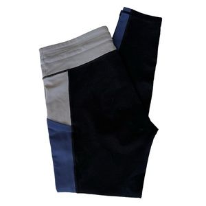 Joggers Color Block by Fabletics - gray/blue size medium